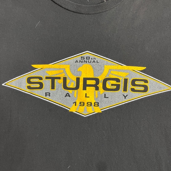 58th Annual Sturgis Rally Tee (1998) - Picture 1 of 3